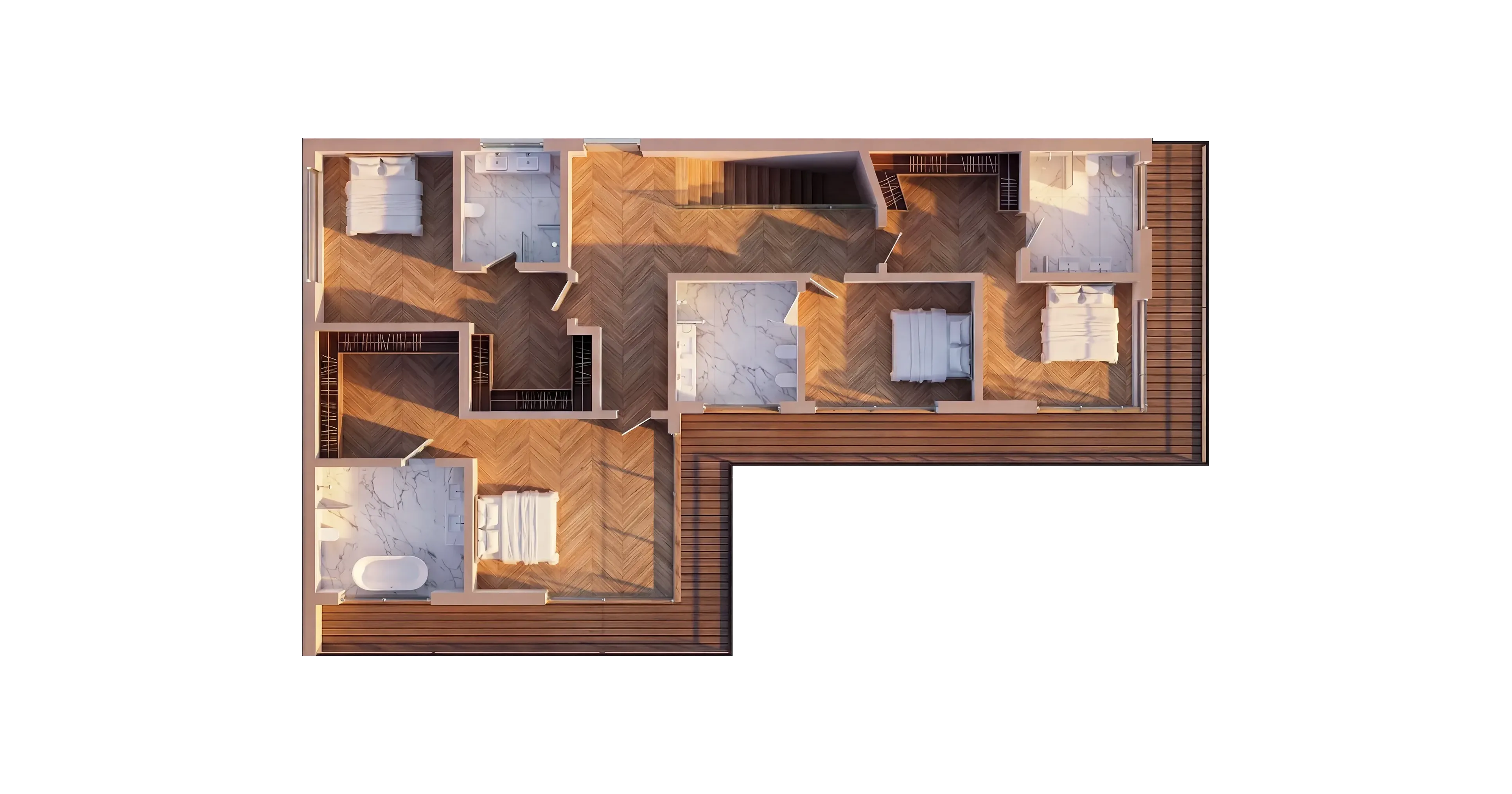 План 2 этажа Villa Grande